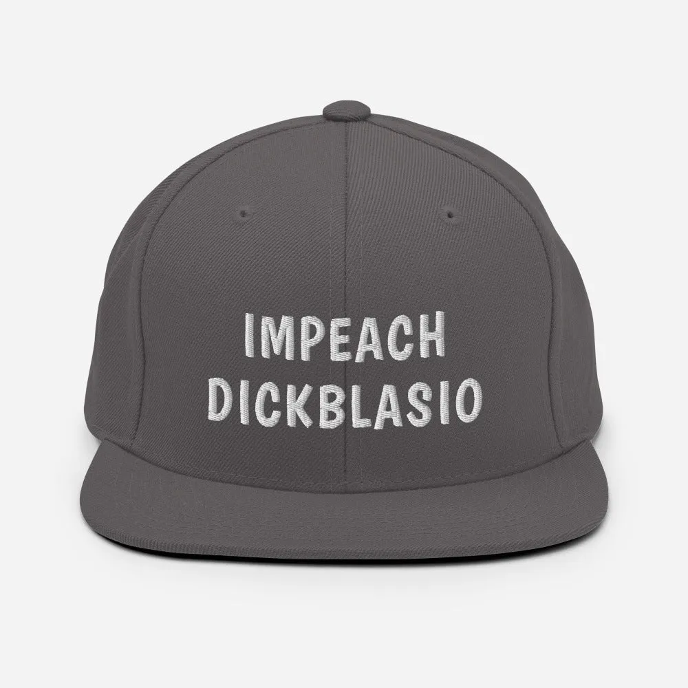 Snapback Hat impeach dickblasio
