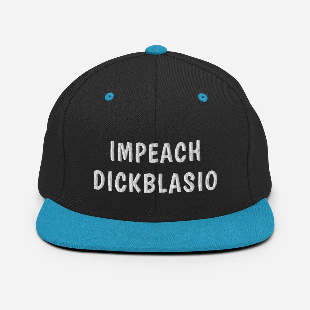 Snapback Hat impeach dickblasio