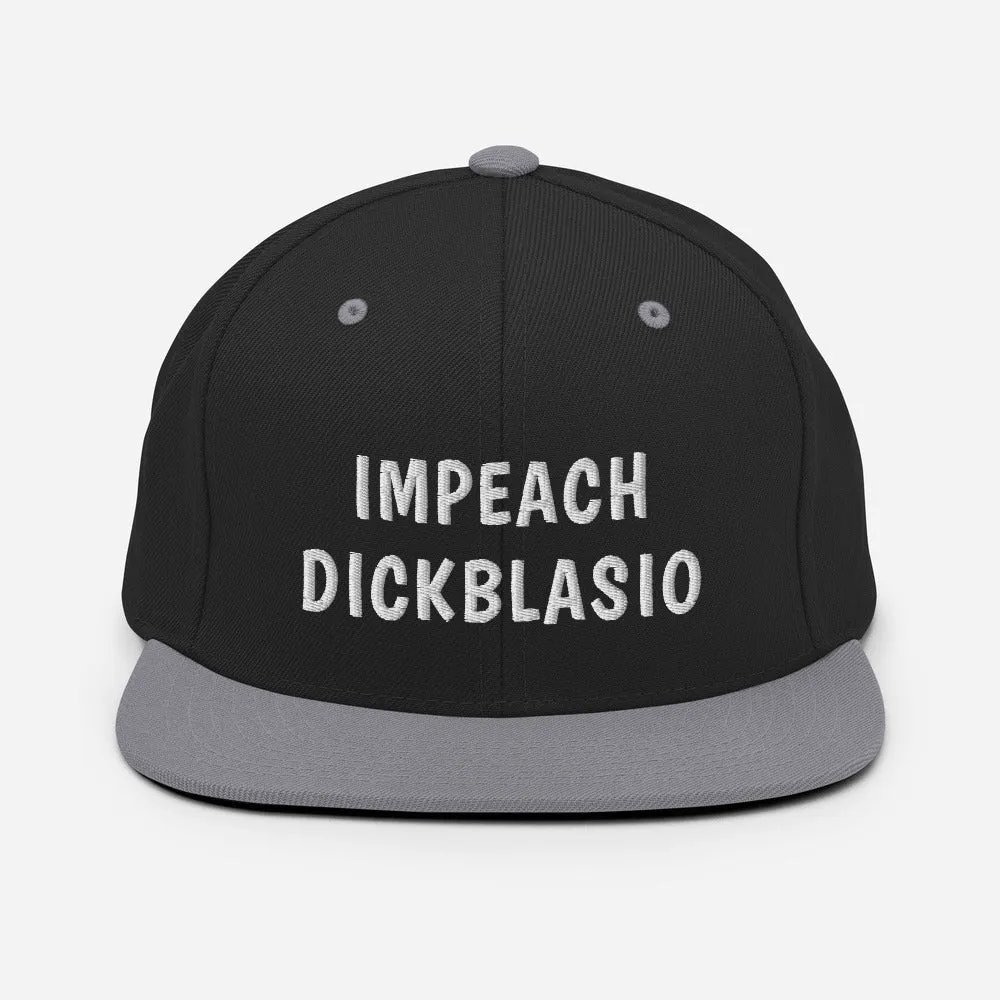 Snapback Hat impeach dickblasio