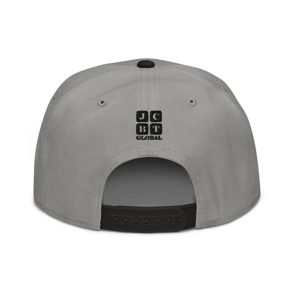 Snapback Hat "1051-0051 Born To Play Futbol (Black Logo)"