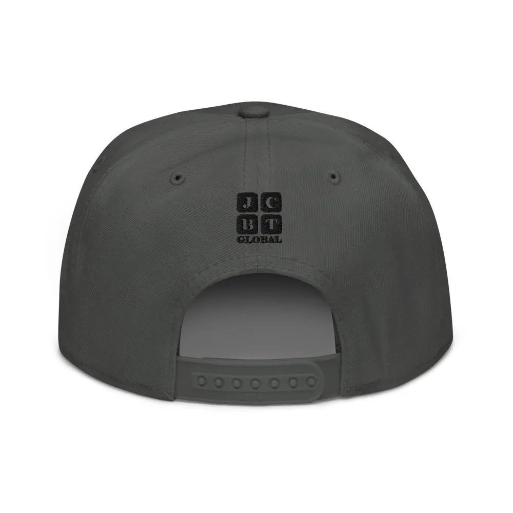 Snapback Hat "1051-0051 Born To Play Futbol (Black Logo)"