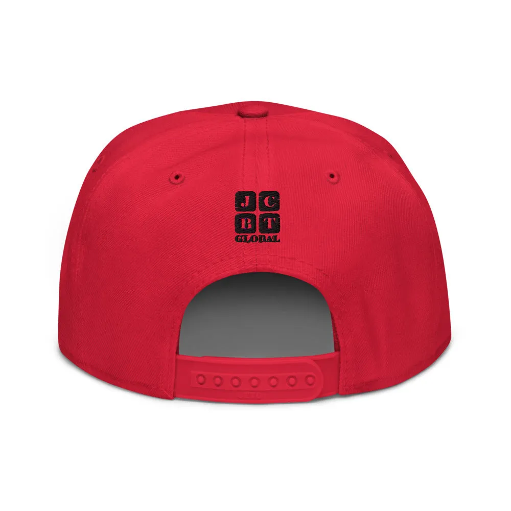 Snapback Hat "1051-0061 Born To Surf (Black Logo)"