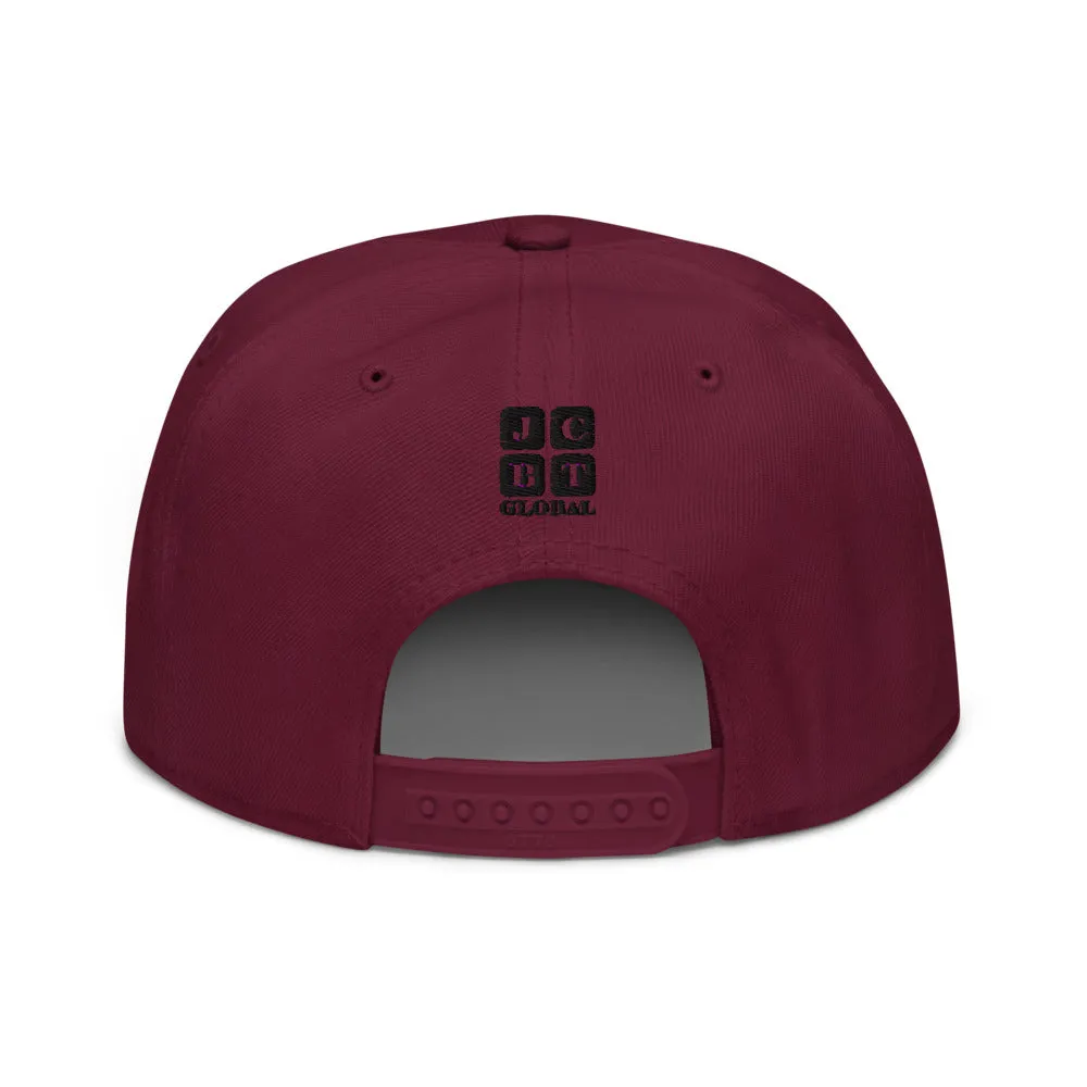 Snapback Hat "1051-0061 Born To Surf (Black Logo)"