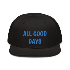 Snapback Hat "1052-0031 All Good Days (Blue Logo)"