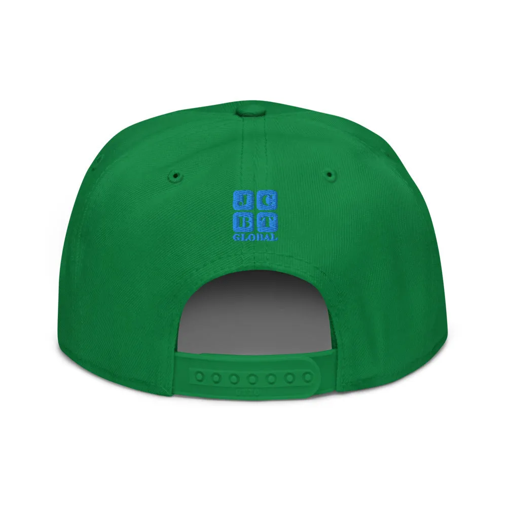 Snapback Hat "1052-0101 Believe In The Unseen (Blue Logo)"