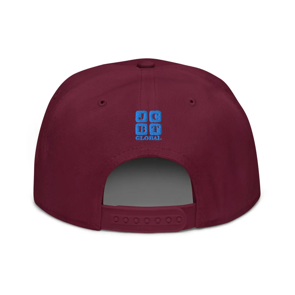 Snapback Hat "1052-0101 Believe In The Unseen (Blue Logo)"