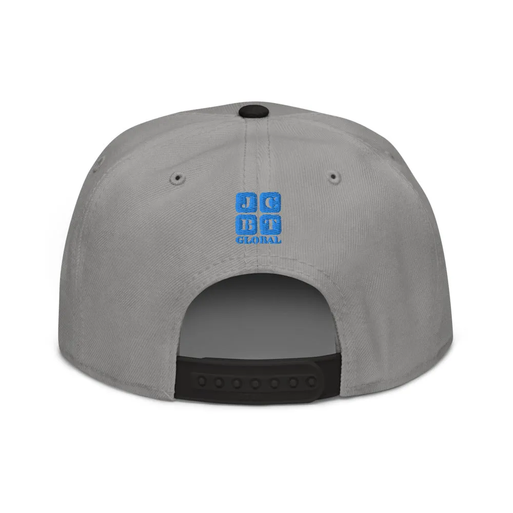 Snapback Hat "1052-0101 Believe In The Unseen (Blue Logo)"