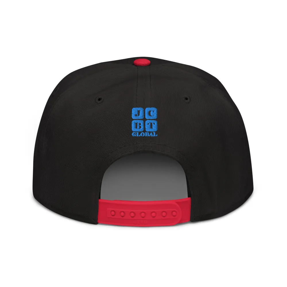 Snapback Hat "1052-0101 Believe In The Unseen (Blue Logo)"