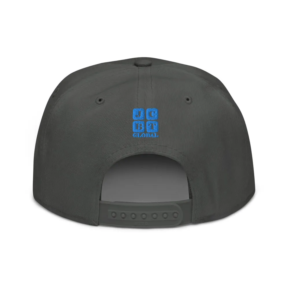 Snapback Hat "1052-0101 Believe In The Unseen (Blue Logo)"