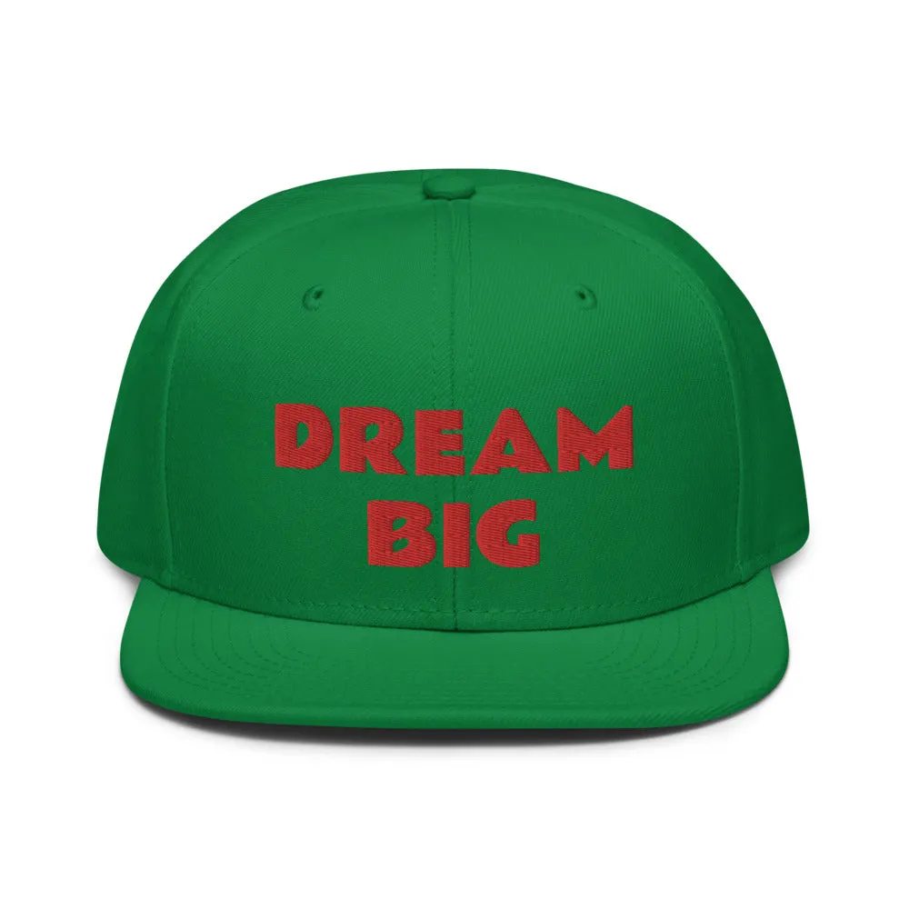 Snapback Hat "2052-0011 Dream Big (Red Logo)"