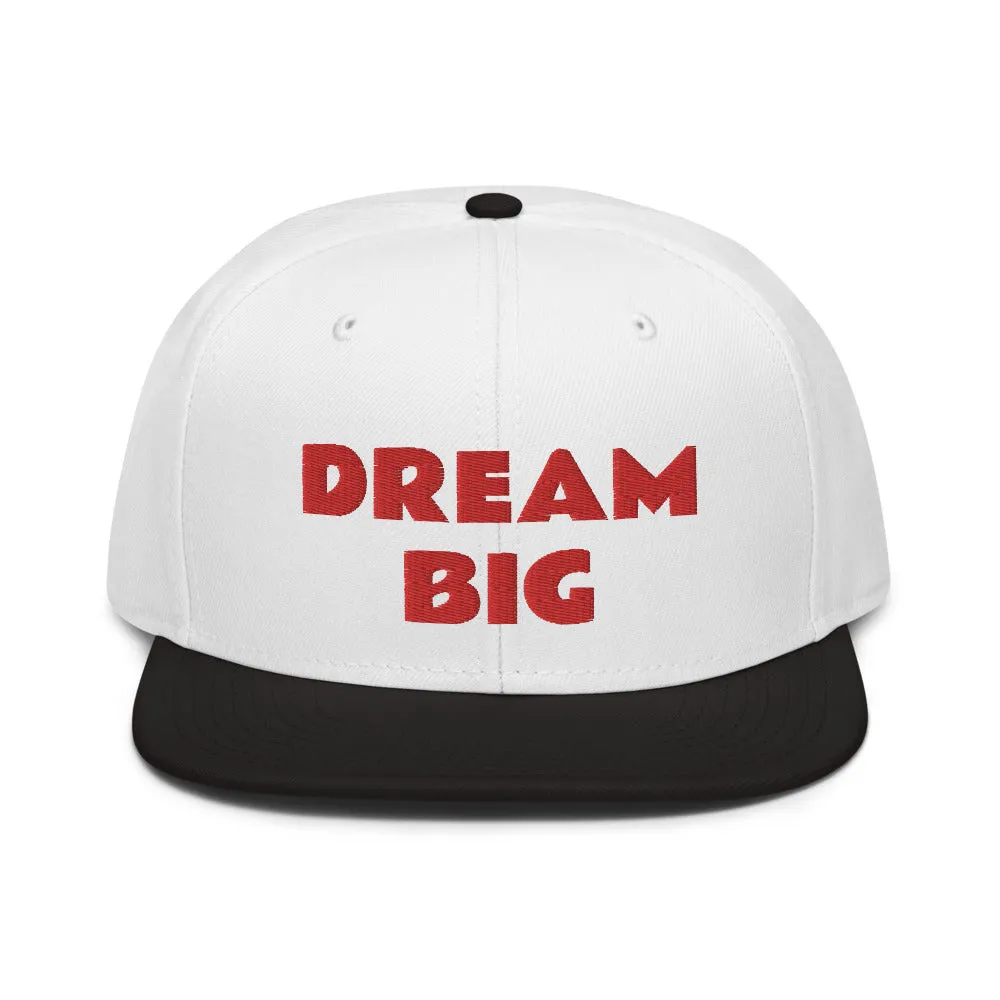 Snapback Hat "2052-0011 Dream Big (Red Logo)"