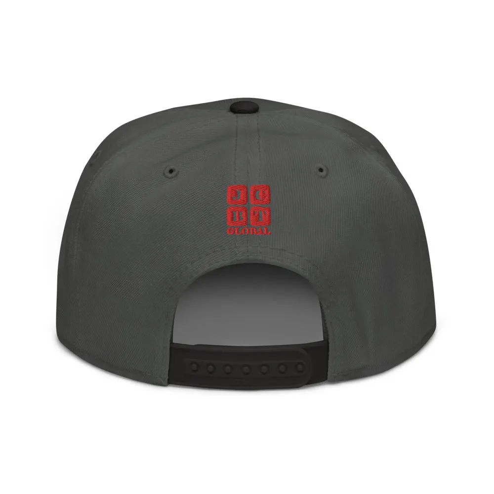 Snapback Hat "2052-0011 Dream Big (Red Logo)"