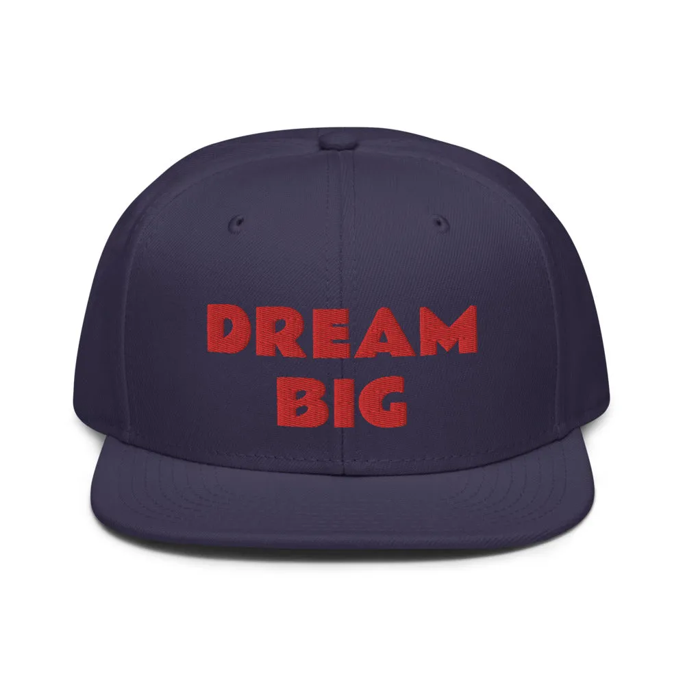 Snapback Hat "2052-0011 Dream Big (Red Logo)"