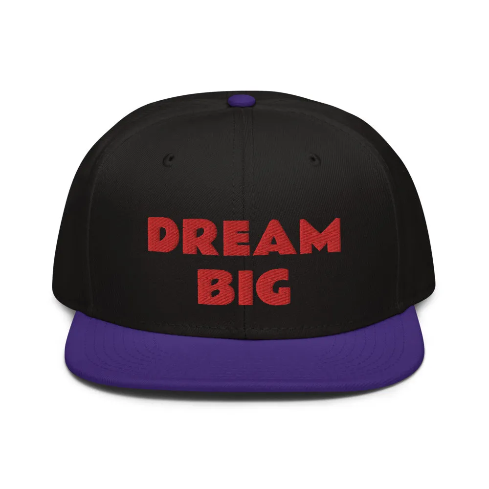 Snapback Hat "2052-0011 Dream Big (Red Logo)"