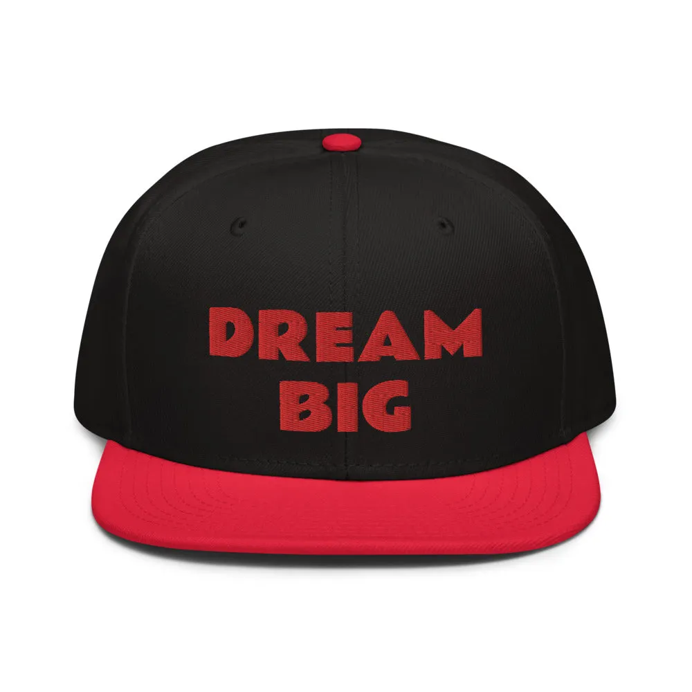 Snapback Hat "2052-0011 Dream Big (Red Logo)"