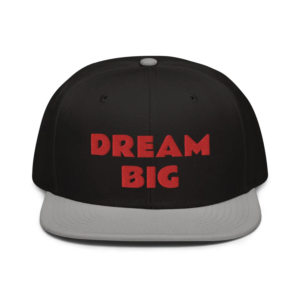 Snapback Hat "2052-0011 Dream Big (Red Logo)"