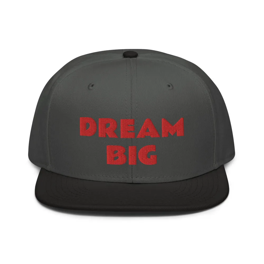 Snapback Hat "2052-0011 Dream Big (Red Logo)"
