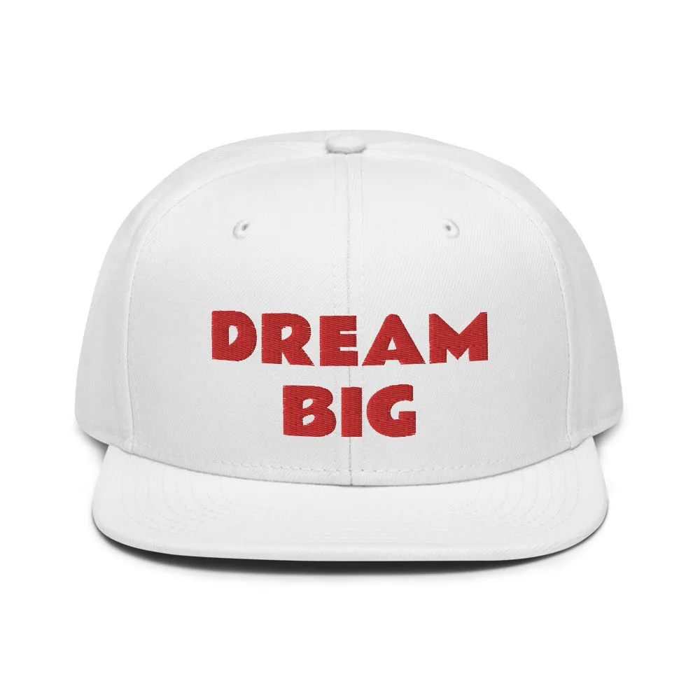 Snapback Hat "2052-0011 Dream Big (Red Logo)"
