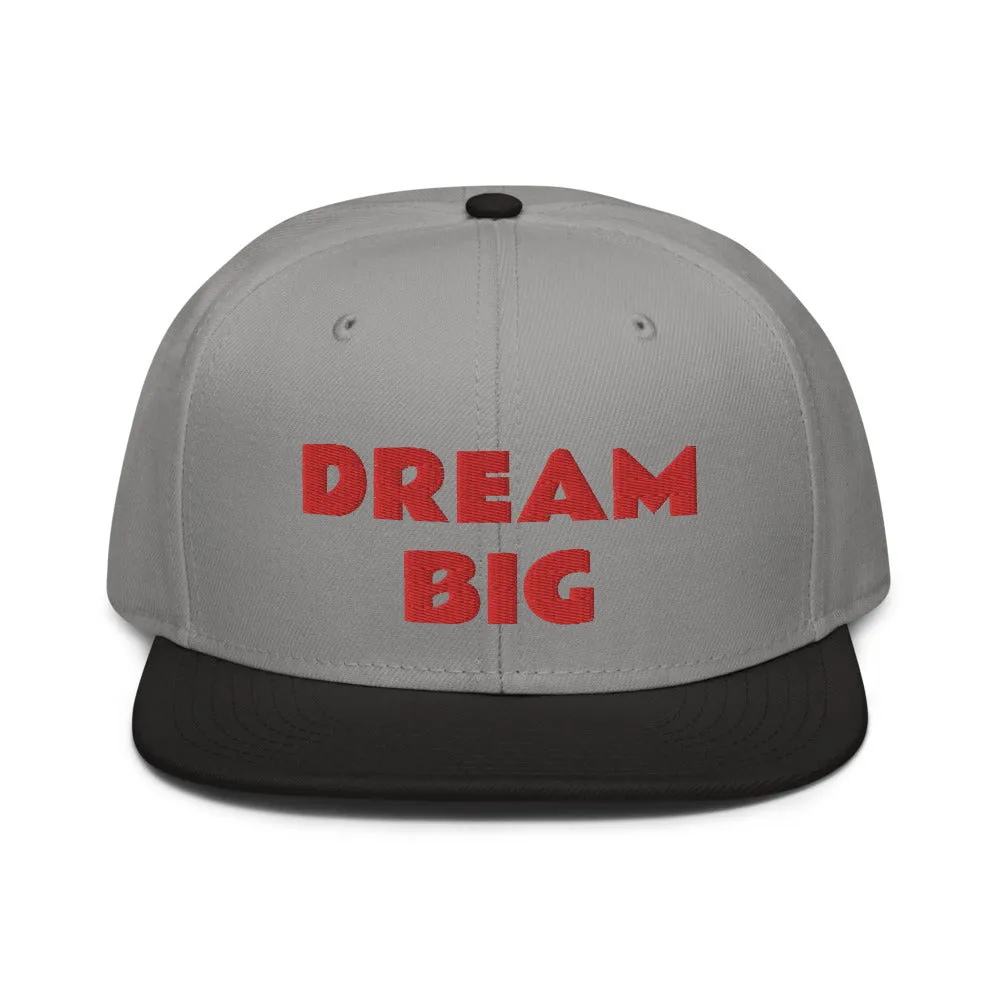 Snapback Hat "2052-0011 Dream Big (Red Logo)"