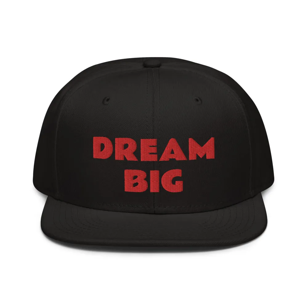 Snapback Hat "2052-0011 Dream Big (Red Logo)"