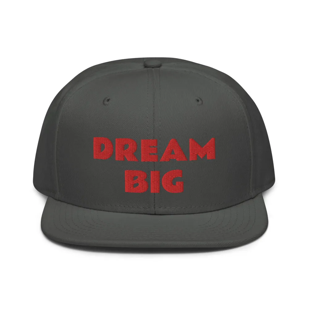Snapback Hat "2052-0011 Dream Big (Red Logo)"