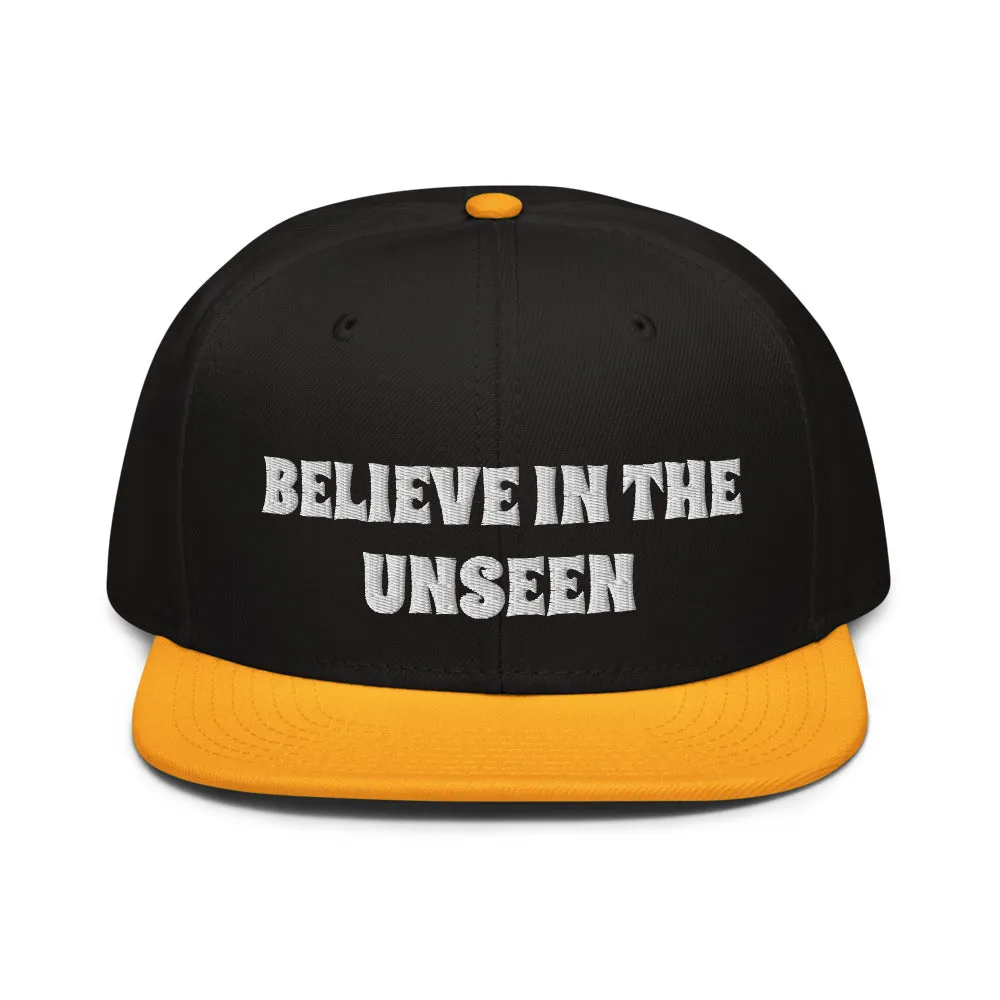 Snapback Hat "2052-0101 Believe In The Unseen (White Logo)"