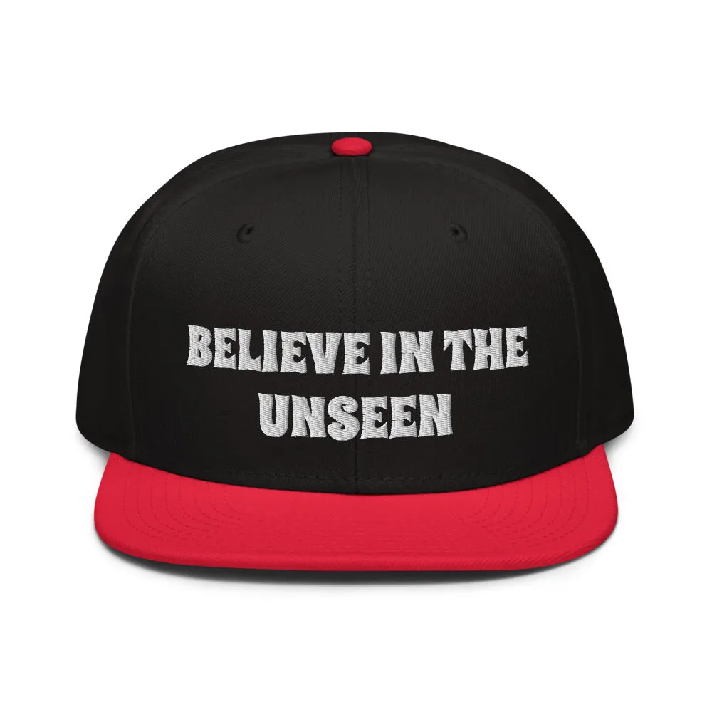 Snapback Hat "2052-0101 Believe In The Unseen (White Logo)"