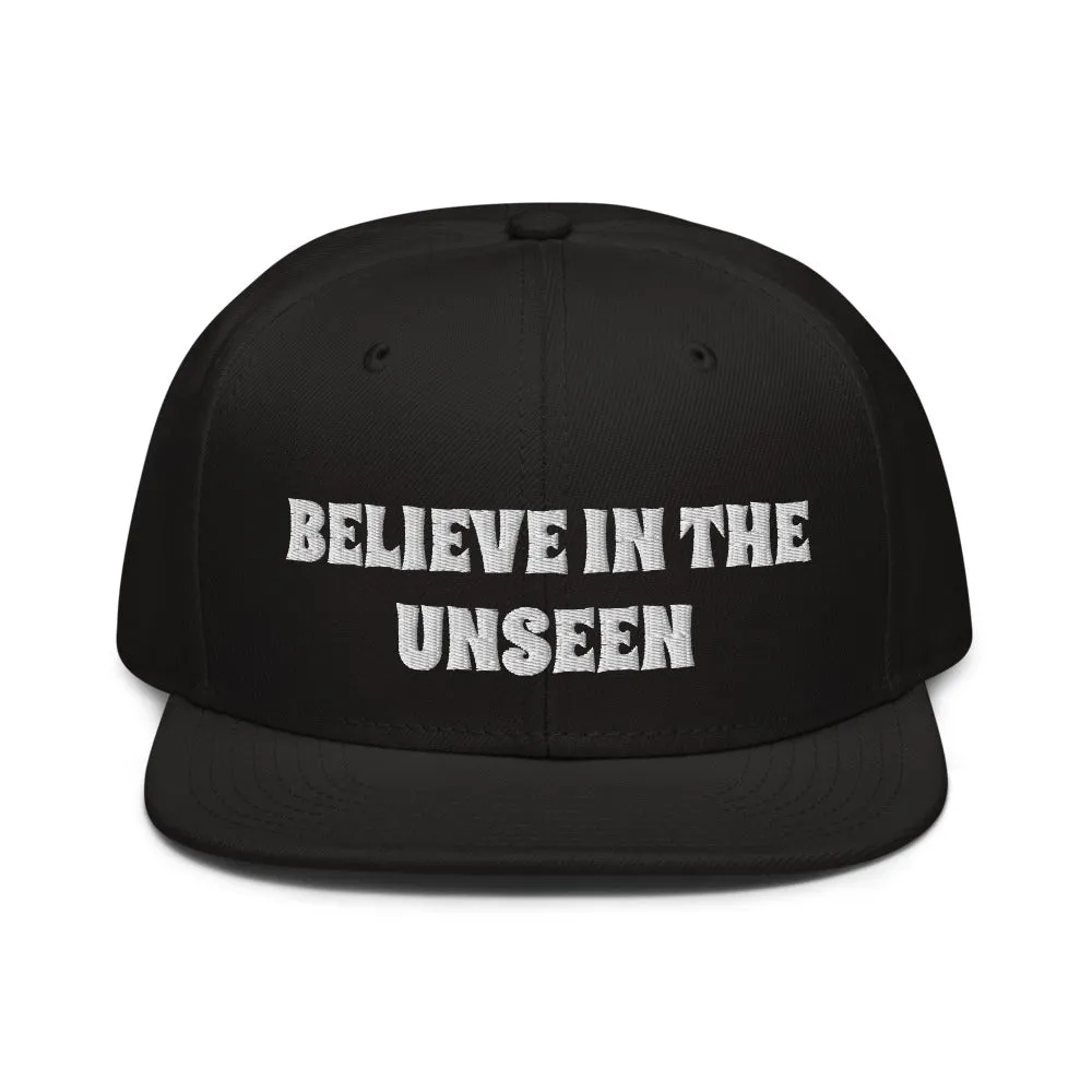 Snapback Hat "2052-0101 Believe In The Unseen (White Logo)"