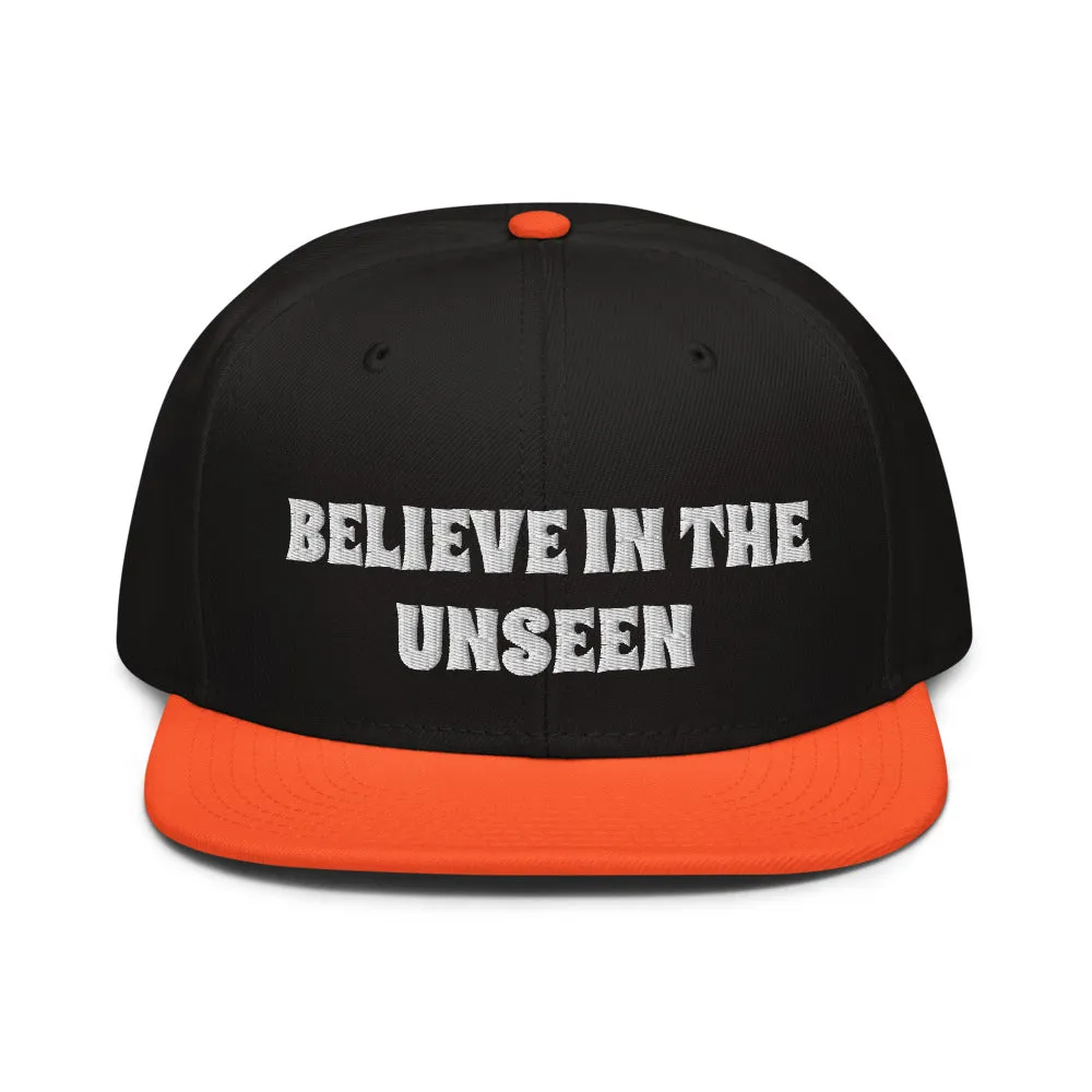Snapback Hat "2052-0101 Believe In The Unseen (White Logo)"