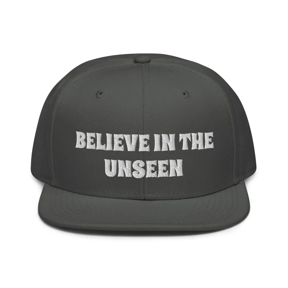 Snapback Hat "2052-0101 Believe In The Unseen (White Logo)"