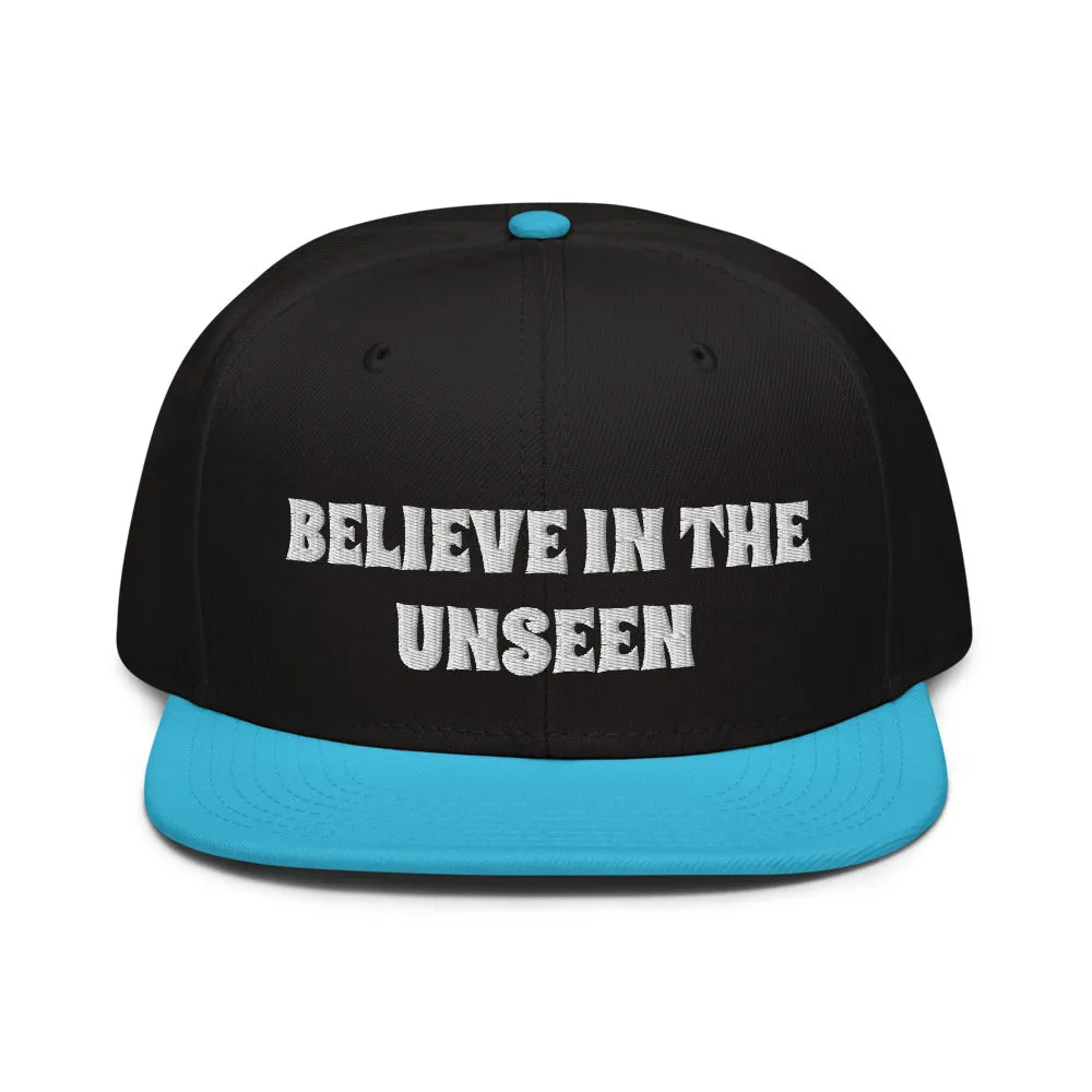 Snapback Hat "2052-0101 Believe In The Unseen (White Logo)"