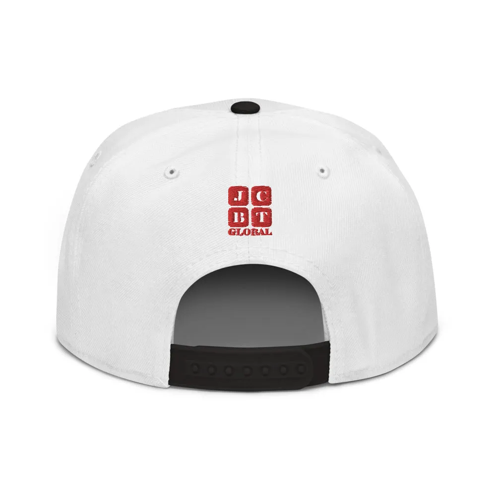 Snapback Hat "2052-0171 I Want It I Got It (Red Logo)"