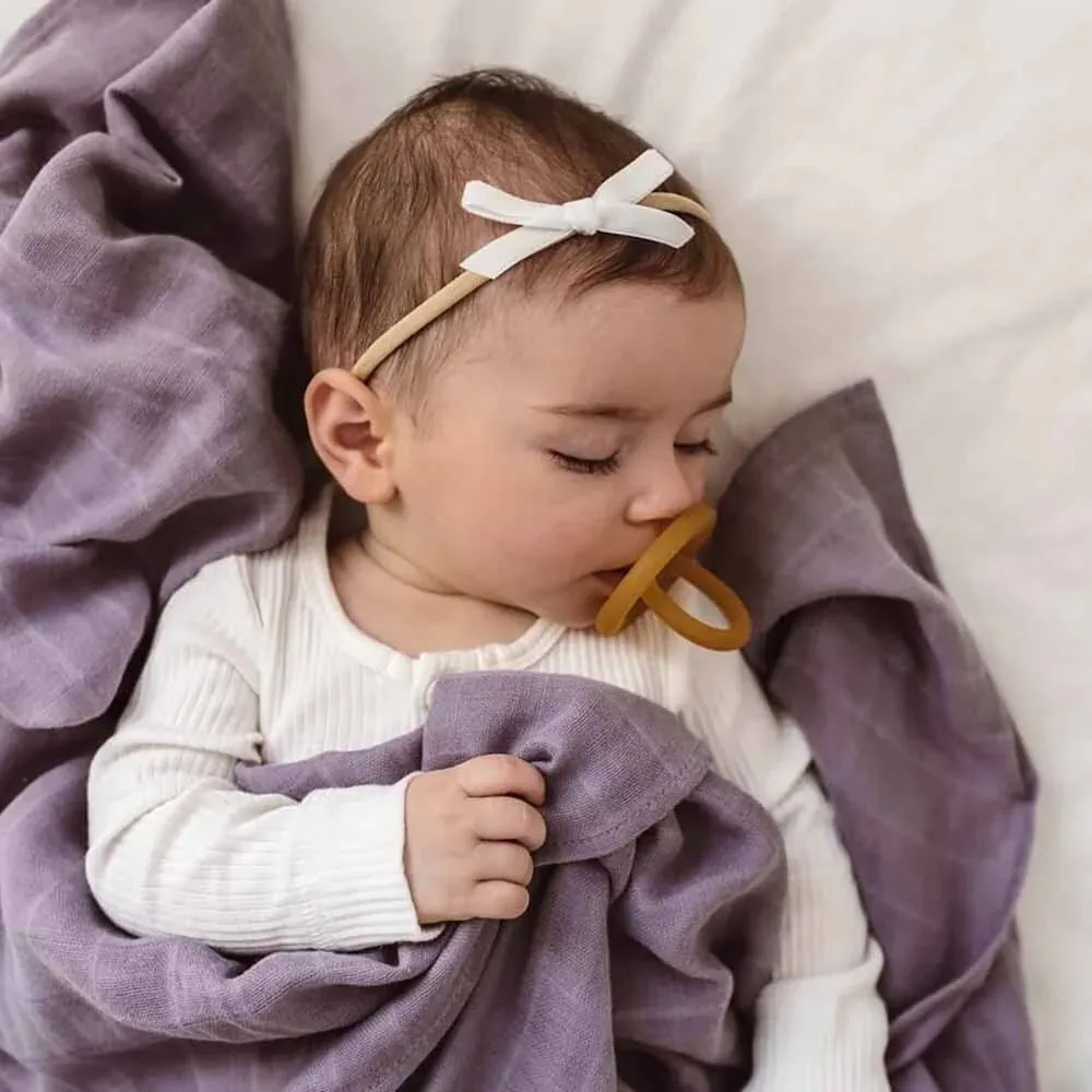 Snuggle Hunny Velvet Bow Headband Bundle - Lychee, Lullaby Pink & White