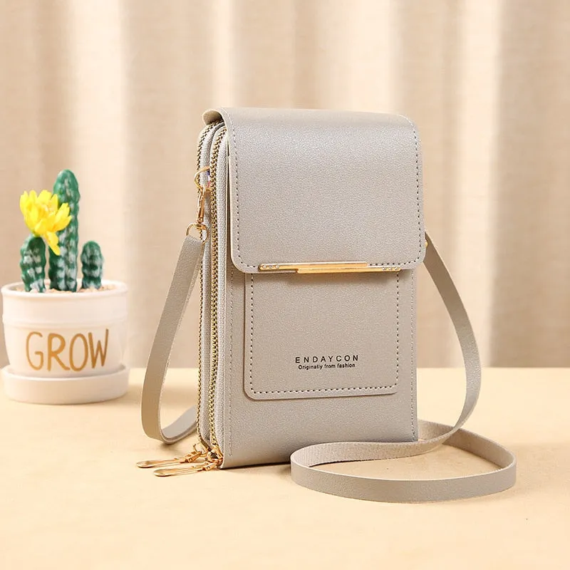 Soft Leather Crossbody Shoulder Strap Handbag