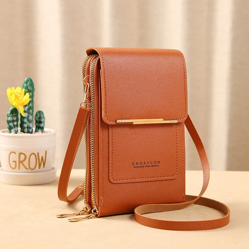 Soft Leather Crossbody Shoulder Strap Handbag