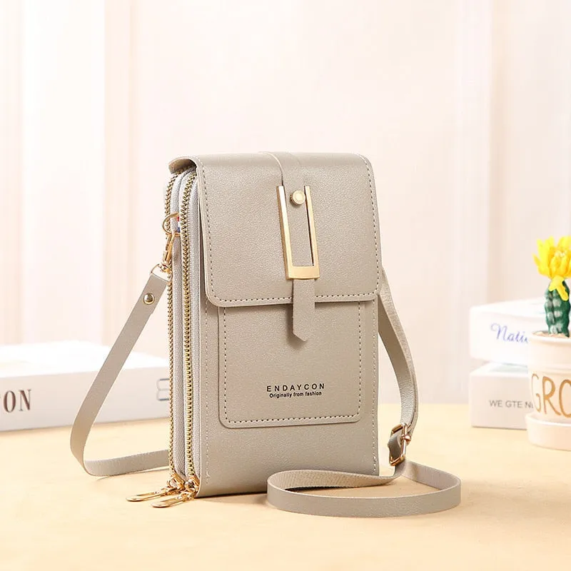 Soft Leather Crossbody Shoulder Strap Handbag