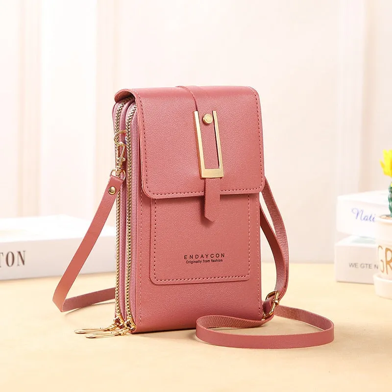 Soft Leather Crossbody Shoulder Strap Handbag