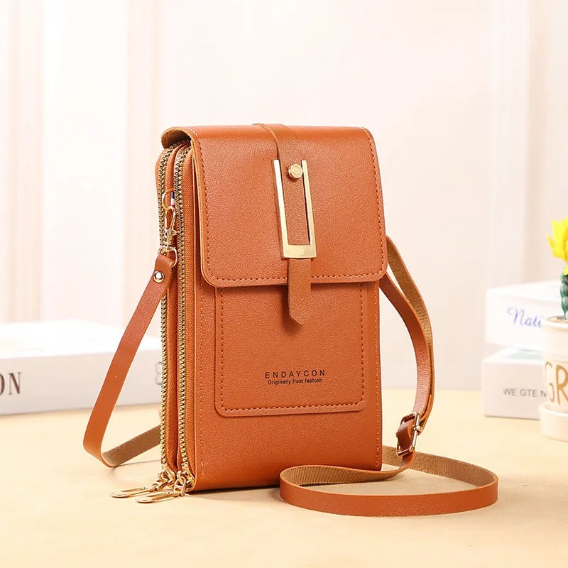 Soft Leather Crossbody Shoulder Strap Handbag