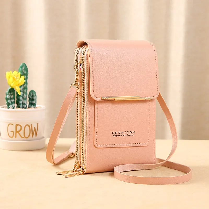 Soft Leather Crossbody Shoulder Strap Handbag
