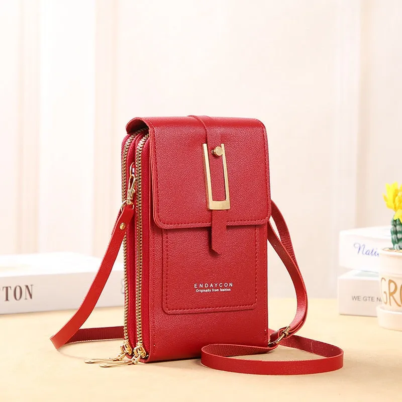 Soft Leather Crossbody Shoulder Strap Handbag