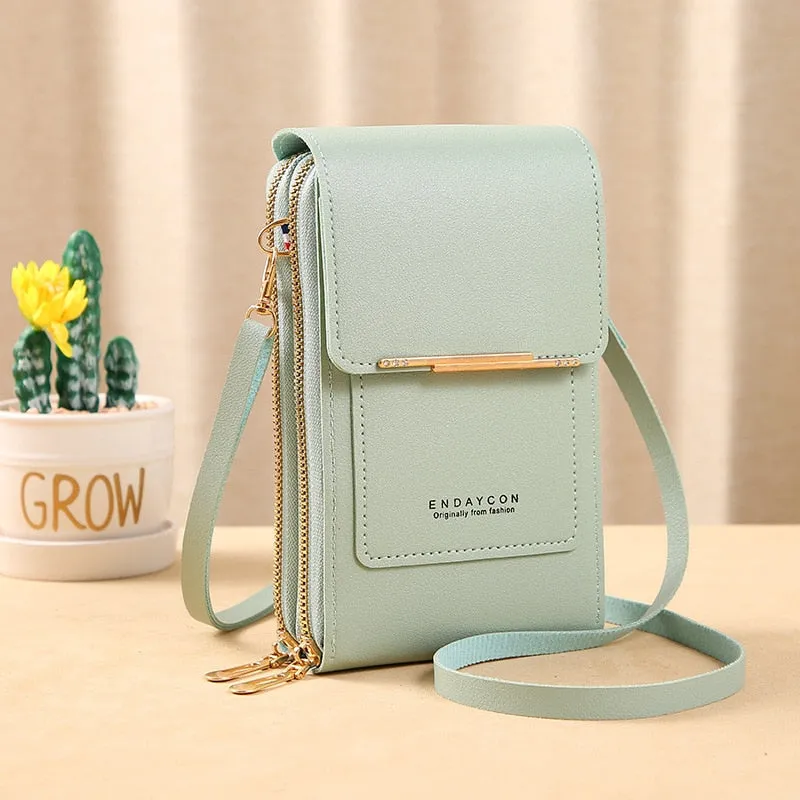 Soft Leather Crossbody Shoulder Strap Handbag