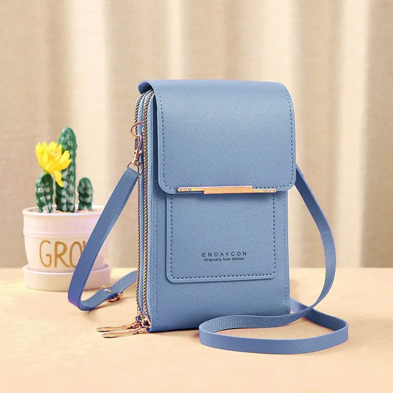 Soft Leather Crossbody Shoulder Strap Handbag