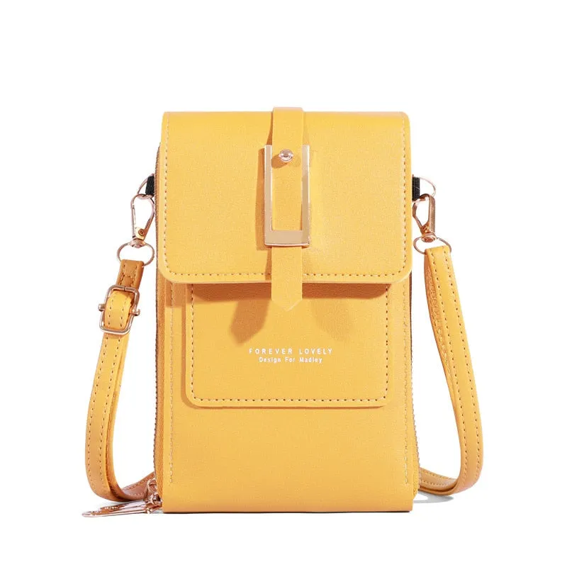 Soft Leather Crossbody Shoulder Strap Handbag