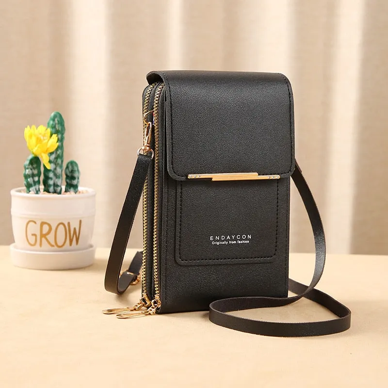 Soft Leather Crossbody Shoulder Strap Handbag