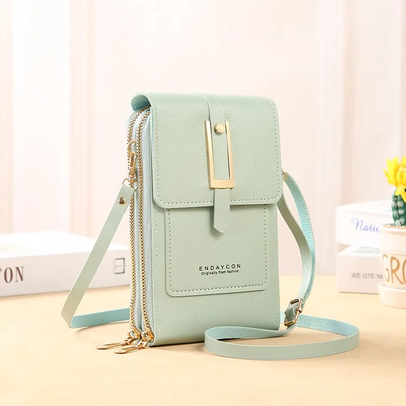Soft Leather Crossbody Shoulder Strap Handbag