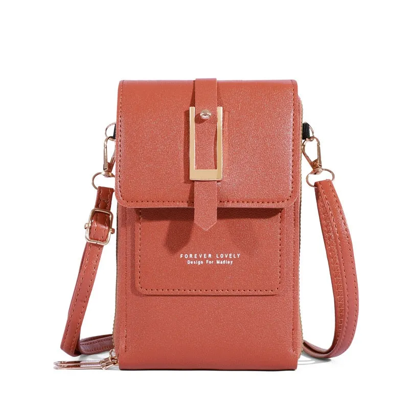 Soft Leather Crossbody Shoulder Strap Handbag