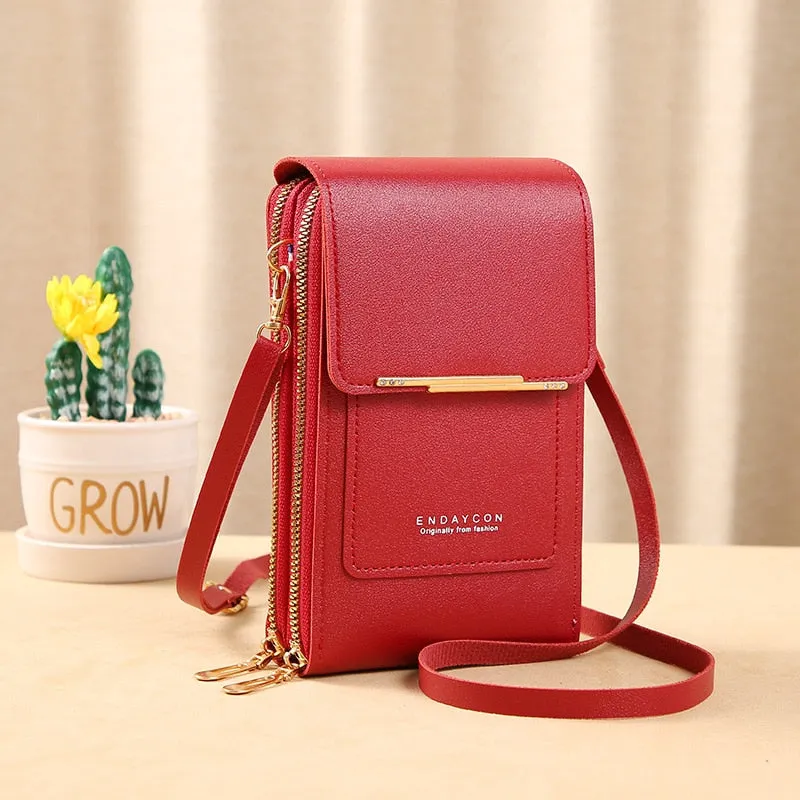 Soft Leather Crossbody Shoulder Strap Handbag