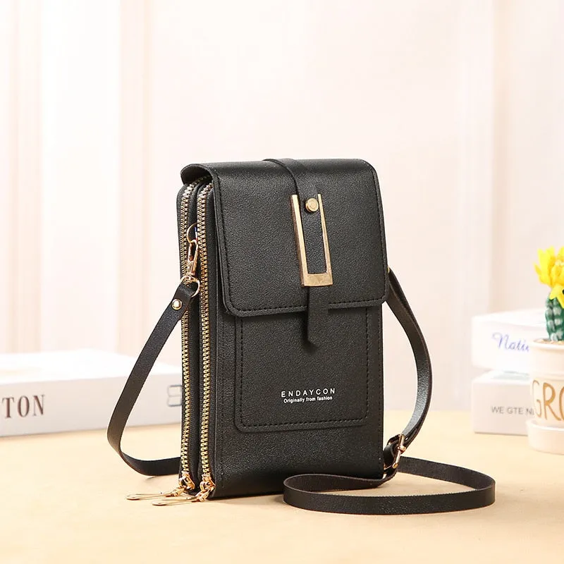 Soft Leather Crossbody Shoulder Strap Handbag