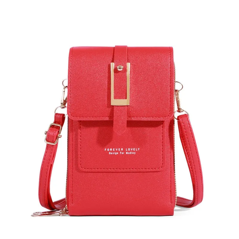 Soft Leather Crossbody Shoulder Strap Handbag