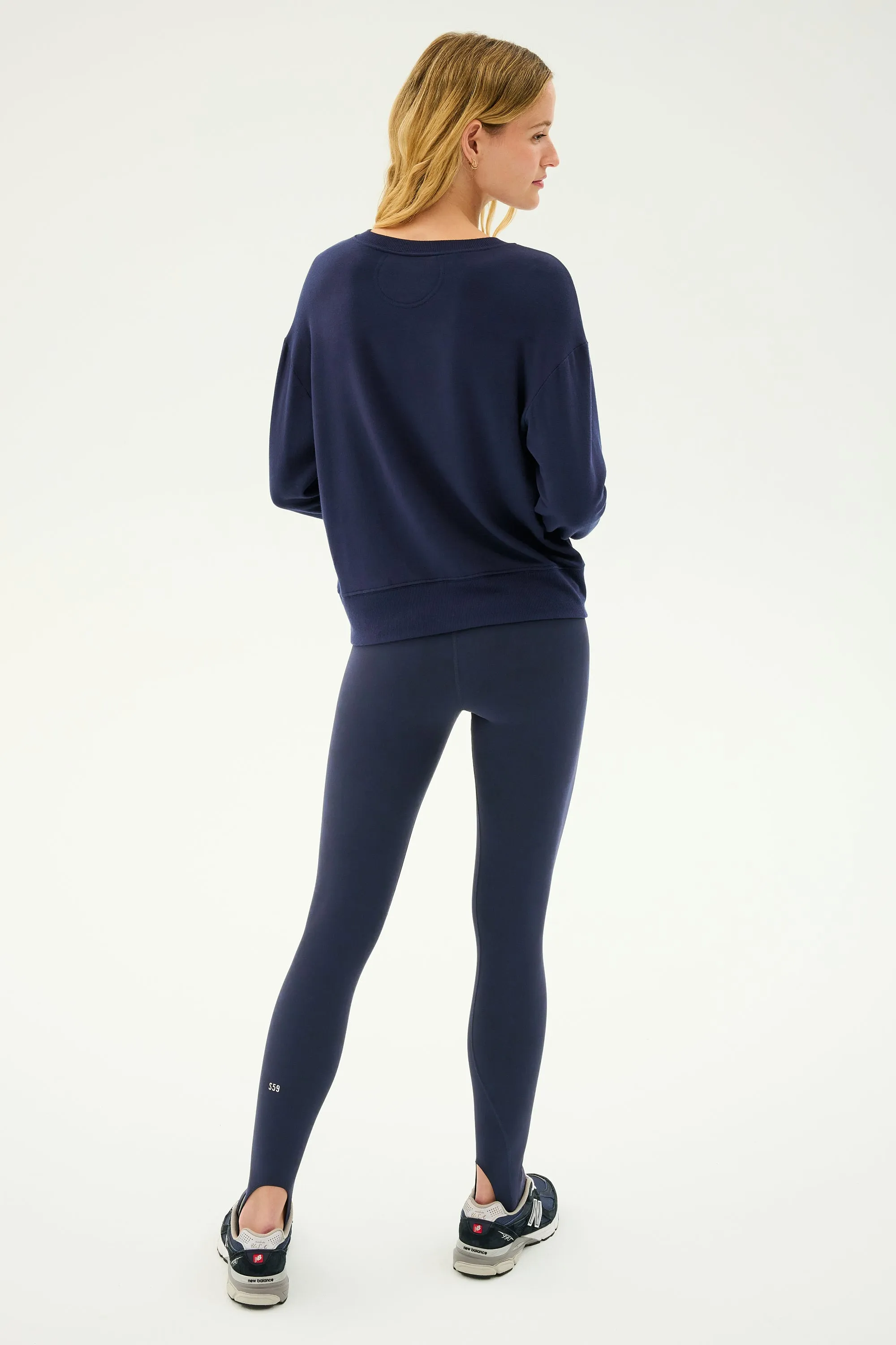 Sonja Fleece Sweatshirt - Indigo